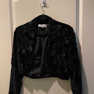 Vintage Silk Beaded Sequin Top
